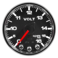 Auto Meter® – Spek-Pro Series Voltmeter Gauges