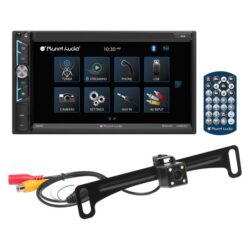 Planet Audio® P695MBRC – 6.5″ Touchscreen Display Double DIN Digital Media Receiver with Bluetooth