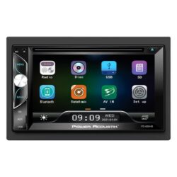 Power Acoustik® PD-620HB – 6.2″ Double DIN Receiver with Bluetooth, Steering Wheel Control