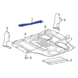 Dodge OE 68381764AA – Upper Radiator Support Splash Shield Seal