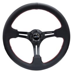 NRG Innovations® – 3-Spoke Reinforced Steering Wheel with Slits