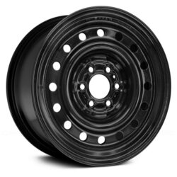 Replace® STLCM068U45 – 10-Hole Black 16×7 Steel Factory Wheel – Remanufactured