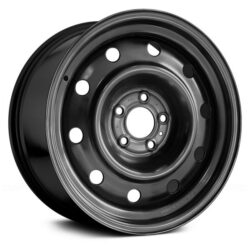 Replace® STLCJ073U45 – 10-Hole Black 17×7 Steel Factory Wheel – Remanufactured