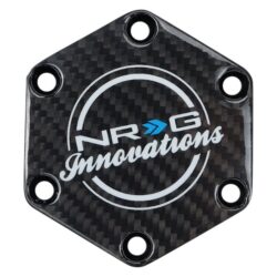 NRG Innovations® – Hexagonal Style Carbon Fiber Horn Button Plate