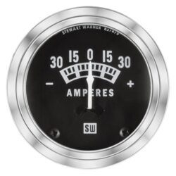 Stewart Warner® 82200 – Standard Series 2-1/32″ Ammeter, 30-0-30 A