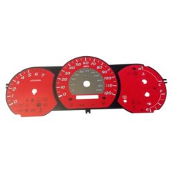 US Speedo® TAC085 – Daytona Edition Gauge Face Kit with Amber Night Lettering Color, Red, 120 MPH