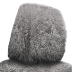 Superlamb® 806001ST – Tailor-Made Sheepskin Steel Gray Headrest Covers