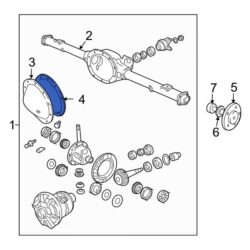 Dodge OE 5013477AD – Rear Axle Housing Cover Gasket