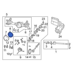 Ram OE 68216204AA – Rear Axle Housing Cover Gasket