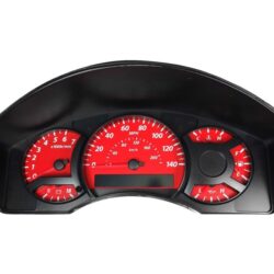 US Speedo® TIT065 – Daytona Edition Gauge Face Kit with Amber Night Lettering Color, Red, 140 MPH, 7000 RPM