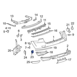 Jeep OE 68565333AC – Rear Blind Spot Detection System Warning Sensor