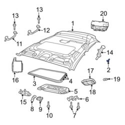 Jeep OE 1GD79HDAAA – Headliner Cap