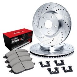 R1 Concepts® – Drilled and Slotted Brake Kit with Optimum OE Pads