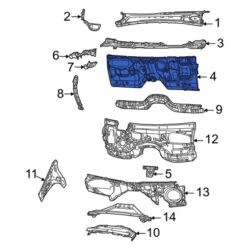 Jeep OE 68473913AF – Firewall