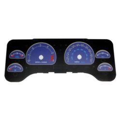 US Speedo® WRA064 – Daytona Edition Gauge Face Kit with Blue Night Lettering Color, Blue, 100 MPH