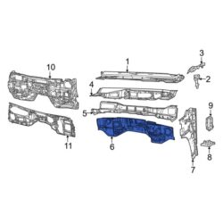 Jeep OE 68276722AF – Firewall